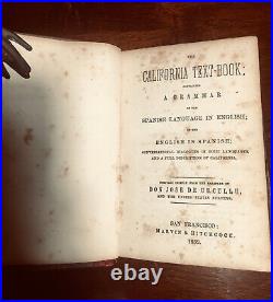 The first text-book published in San Francisco