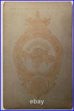 Thomas Houseworth / Capt Jack Crawford Signed Cabinet Card with Captain Jack