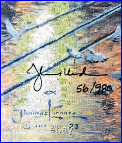 Thomas Kinkade San Francisco A View Down California Street From Nob Hill S/N