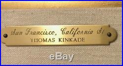 Thomas Kinkade San Francisco A View Down California Street From Nob Hill S/N