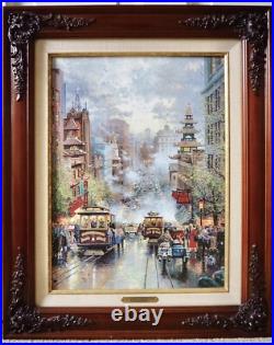 Thomas Kinkade San Francisco California Street 1997 Edition