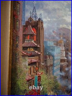 Thomas Kinkade San Francisco California Street 1997 Edition