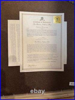 Thomas Kinkaid San Francisco California Street 12w by 16t I-1997 COA