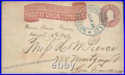 USA Pacific Union Express Co SUISUN San Francisco Paid California Adverti 105873