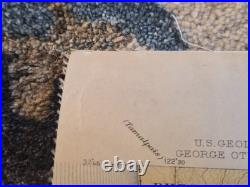 USGS 1913 San Mateo Quadrangle Geology Map San Francisco Bay California Antique