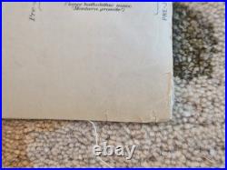 USGS 1913 San Mateo Quadrangle Geology Map San Francisco Bay California Antique