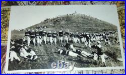 USN NAVY RPPC SHAM BATTLE ON GOAT ISLAND HILL. San Francisco CA. 1st NAVAL STA USN NAVY RPPC SHAM BATTLE ON GOAT ISLAND HILL. San Francisco CA. 1st NAVAL STA