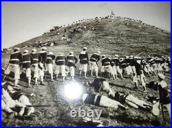 USN NAVY RPPC SHAM BATTLE ON GOAT ISLAND HILL. San Francisco CA. 1st NAVAL STA USN NAVY RPPC SHAM BATTLE ON GOAT ISLAND HILL. San Francisco CA. 1st NAVAL STA