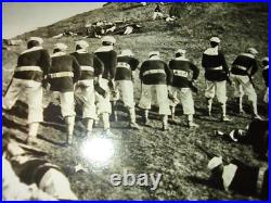 USN NAVY RPPC SHAM BATTLE ON GOAT ISLAND HILL. San Francisco CA. 1st NAVAL STA USN NAVY RPPC SHAM BATTLE ON GOAT ISLAND HILL. San Francisco CA. 1st NAVAL STA