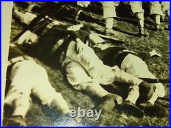 USN NAVY RPPC SHAM BATTLE ON GOAT ISLAND HILL. San Francisco CA. 1st NAVAL STA USN NAVY RPPC SHAM BATTLE ON GOAT ISLAND HILL. San Francisco CA. 1st NAVAL STA