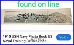 USN NAVY RPPC SHAM BATTLE ON GOAT ISLAND HILL. San Francisco CA. 1st NAVAL STA USN NAVY RPPC SHAM BATTLE ON GOAT ISLAND HILL. San Francisco CA. 1st NAVAL STA