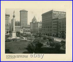 Union Square San Francisco antique art photo California