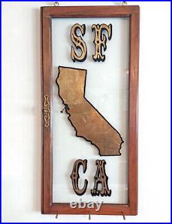 Unique California San Francisco Art Window Wall Sign- westcoast Bay Area Unique California San Francisco Art Window Wall Sign- westcoast Bay Area