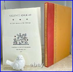 VALENTI ANGELO retrospectIve SIGNED ed. LIMITED to 400 Book Club of California