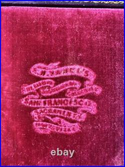 VANCE 1/4 Ambrotype San Francisco Sacramento California Man Gold Rush Era 1850s
