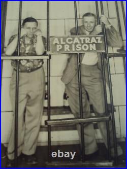 VTG 1940's'SOUVENIR Folder NOVELTY Photo'ALCATRAZ PRISON San Francisco CAL