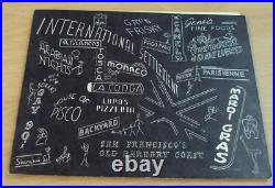 VTG 1940's'SOUVENIR Folder NOVELTY Photo'ALCATRAZ PRISON San Francisco CAL