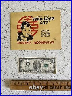 VTG 40s Charlie Low's Forbidden City San Francisco Photo Restaurant Souvenir VTG 40s Charlie Low's Forbidden City San Francisco Photo Restaurant Souvenir