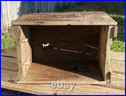 VTG Kortick Pole Line Hardware Wooden Advertising Crate San Francisco California