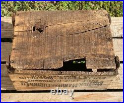 VTG Kortick Pole Line Hardware Wooden Advertising Crate San Francisco California
