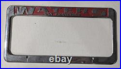 VTG Metal Waters inc San Francisco California Automotive License Plate Frame Gas