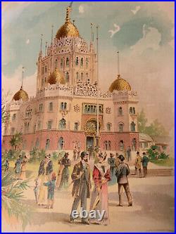 V. Rare San Francisco California Midwinter Fair Expo 1894 Complete Portfolio Book