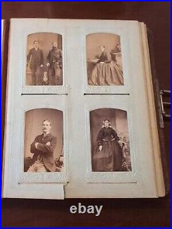 Victorian Photo Album 60 CDV Cabinet Cards Oregon California Some Identified Victorian Photo Album 60 CDV Cabinet Cards Oregon California Some Identified
