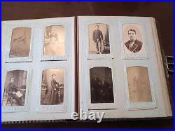 Victorian Photo Album 60 CDV Cabinet Cards Oregon California Some Identified Victorian Photo Album 60 CDV Cabinet Cards Oregon California Some Identified