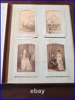 Victorian Photo Album 60 CDV Cabinet Cards Oregon California Some Identified Victorian Photo Album 60 CDV Cabinet Cards Oregon California Some Identified