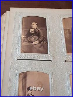 Victorian Photo Album 60 CDV Cabinet Cards Oregon California Some Identified Victorian Photo Album 60 CDV Cabinet Cards Oregon California Some Identified