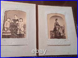 Victorian Photo Album 60 CDV Cabinet Cards Oregon California Some Identified Victorian Photo Album 60 CDV Cabinet Cards Oregon California Some Identified