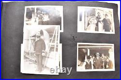 Vintage 1915-60s Photo Album 245 BW pics San Francisco California Candids Ships