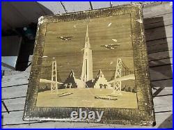 Vintage 1939 World's Fair San Francisco California Exposition Card/Game Table