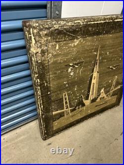 Vintage 1939 World's Fair San Francisco California Exposition Card/Game Table