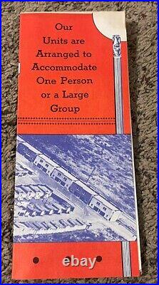 Vintage 1940s Mission Bell Motel Brochure, Fold Out Map, San Francisco, Calif