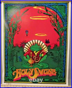 Vintage 1967 Bob Fried HOLY SMOKE Poster by The Food San Francisco California