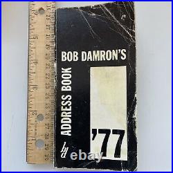 Vintage 1977 Bob Damron's Address Book Gay Travel Guide Damron Gay Interest