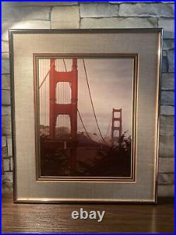 Vintage 80's Image of San Francisco's Golden Gate Bridge 17 x 20 Framed Vintage 80's Image of San Francisco's Golden Gate Bridge 17 x 20 Framed