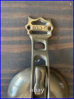 Vintage Brass Bell Trolley Cable Car San Francisco S. F. C co