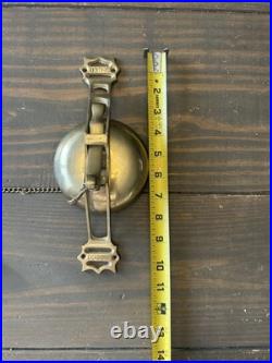 Vintage Brass Bell Trolley Cable Car San Francisco S. F. C co