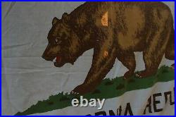 Vintage California Republic Bear State Flag 5 x 8 Paramount San Francisco