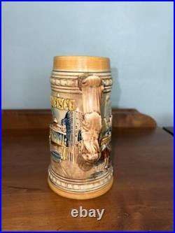 Vintage Ceramic San Francisco 7.5 Inch Stein Mug Japanese Made In Japan