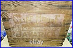 Vintage Cliff House, San Francisco, Javarica (Coffee) Wood Crate- Rare Vintage Cliff House, San Francisco, Javarica (Coffee) Wood Crate- Rare