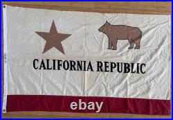 Vintage Cotton California State Bear Flag Ajax Paramount Flag Co. San Francisco