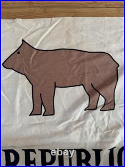 Vintage Cotton California State Bear Flag Ajax Paramount Flag Co. San Francisco