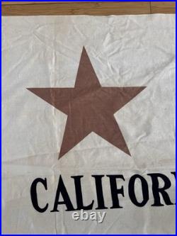 Vintage Cotton California State Bear Flag Ajax Paramount Flag Co. San Francisco