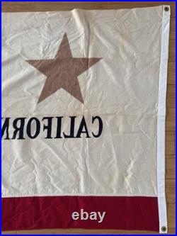 Vintage Cotton California State Bear Flag Ajax Paramount Flag Co. San Francisco