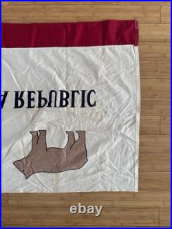 Vintage Cotton California State Bear Flag Ajax Paramount Flag Co. San Francisco