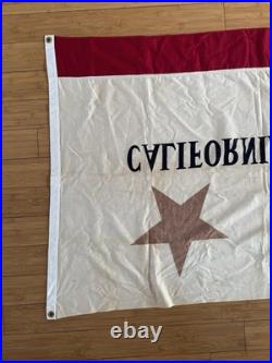 Vintage Cotton California State Bear Flag Ajax Paramount Flag Co. San Francisco