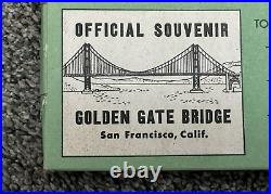 Vintage GOLDEN GATE BRIDGE California Redwood CATWALK Wood Souvenir 1937 Mailer Vintage GOLDEN GATE BRIDGE California Redwood CATWALK Wood Souvenir 1937 Mailer